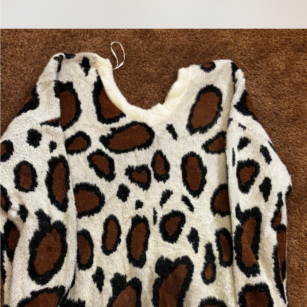 Leopard Print Sweater